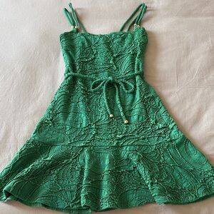 PatBO Jacquard Fitted Mini Dress